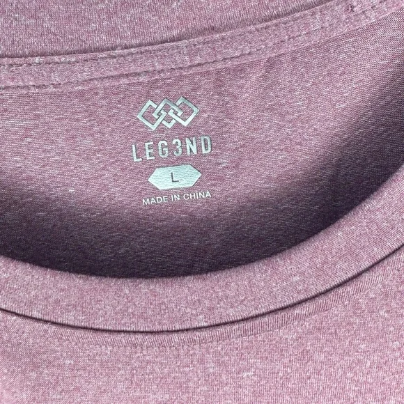 LEG3ND Lavender Long Sleeve Lightweight Top – Size Large - Picture 4 of 4